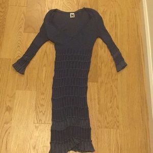 Blue missoni dress